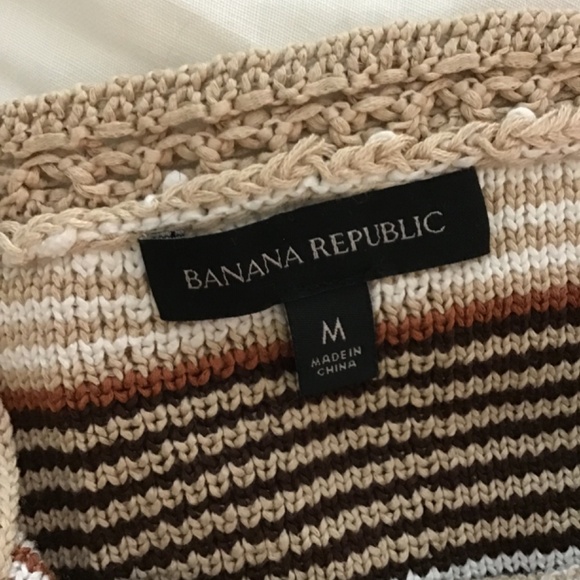 Banana Republic Plaid Cropped Boho Sweater Tank - Picture 6 of 6